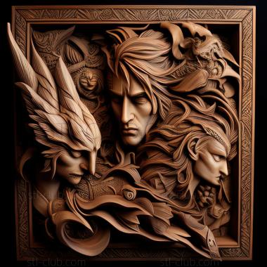 3D модель Игра Final Fantasy 10 2 (STL)